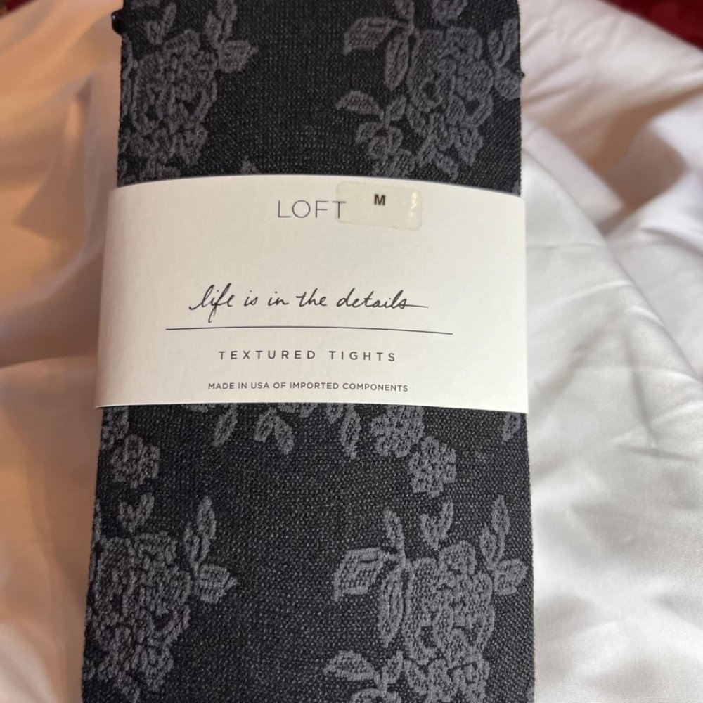 Loft Textured Tights - Size M
